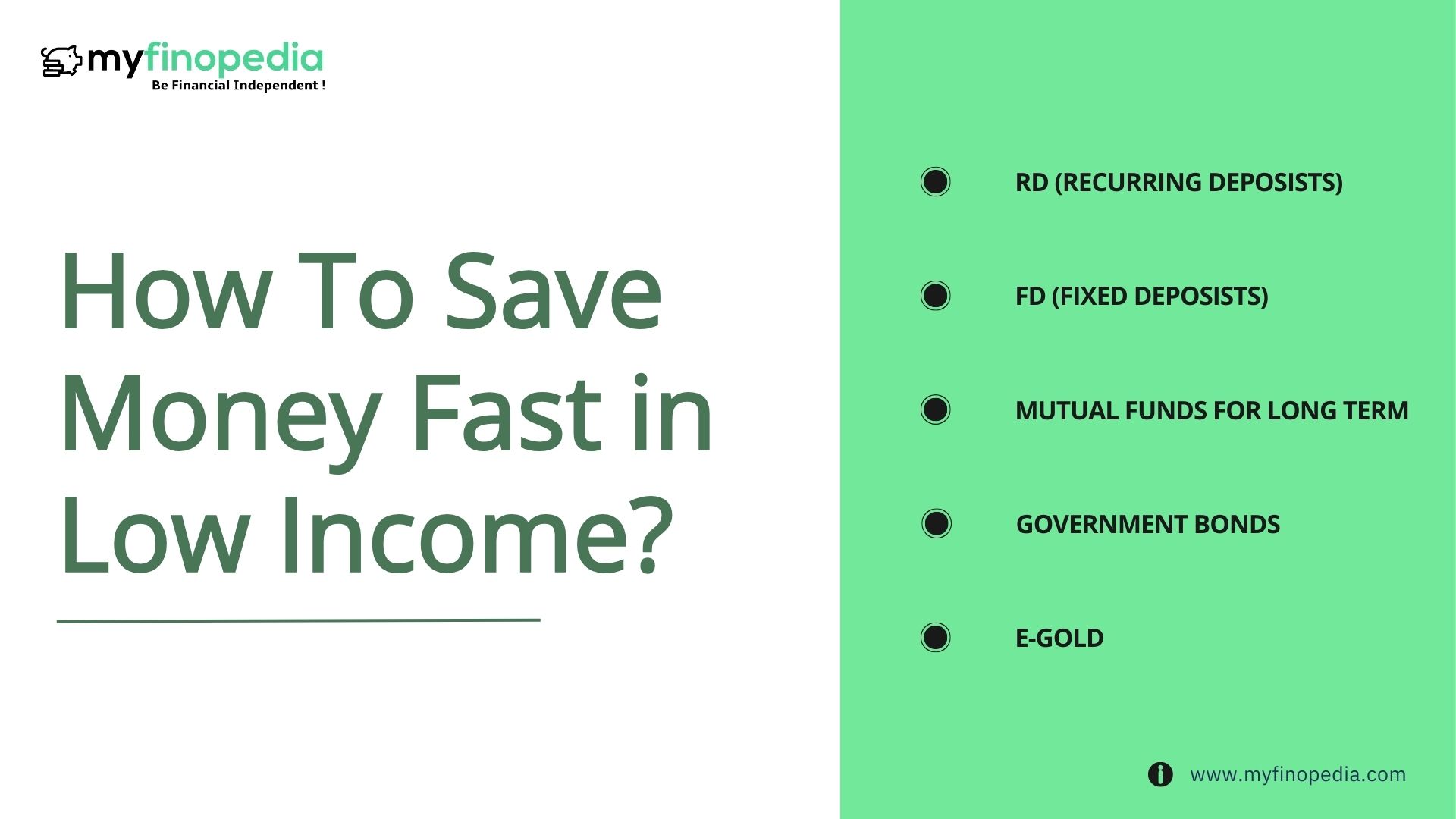 Save Money Fast In Low Income